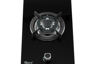 Rays 1 Burner Glass Top Gas Kitchen Hob 3111-G1