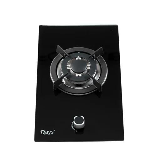 Rays 1 Burner Glass Top Gas Kitchen Hob 3111-G1