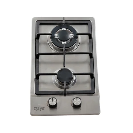 Rays 2 Burners Stainless Steel Gas Kitchen Hob 3112- S1
