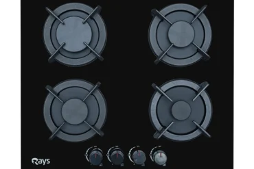 Rays 4 Burners Glass Top Gas Kitchen Hob 6314-G1