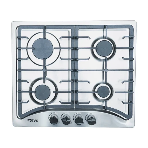 Rays 4 Burners Stainless Steel Gas Kitchen Hob 6354-S1