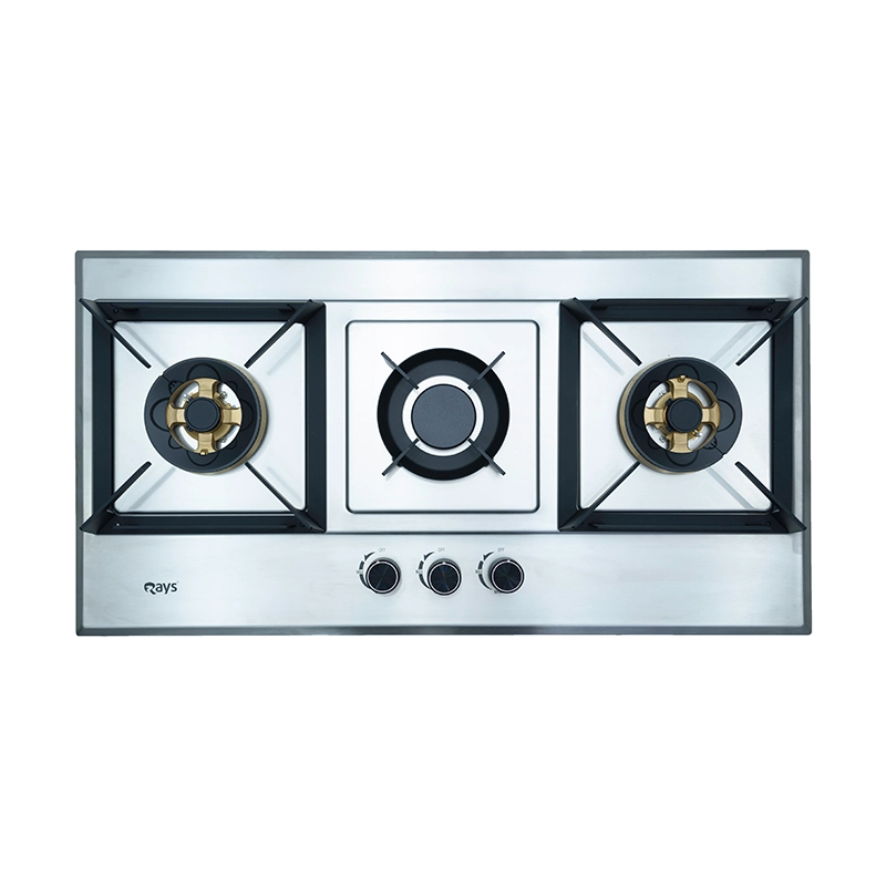 Rays 3 Burners Stainless Steel Gas Kitchen Hob 8604-SS