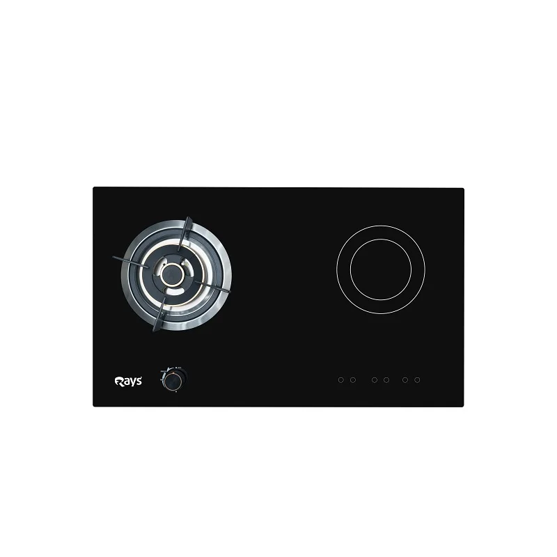 Rays 2 Burners Ceramic Glass Top Gas Kitchen Hob RG-7502B