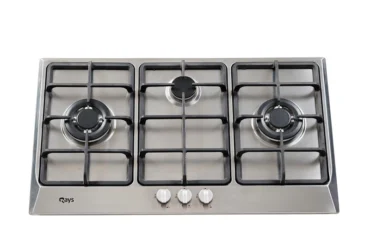 Rays 3 Burners Stainless Steel Gas Kitchen Hob PFM 930S-TTX-E