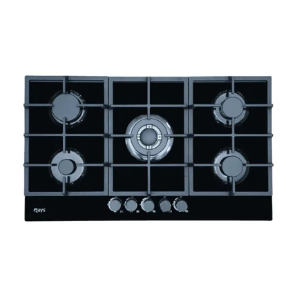 Rays 2 Burners Ceramic Glass Top Gas Kitchen Hob RG-7502B